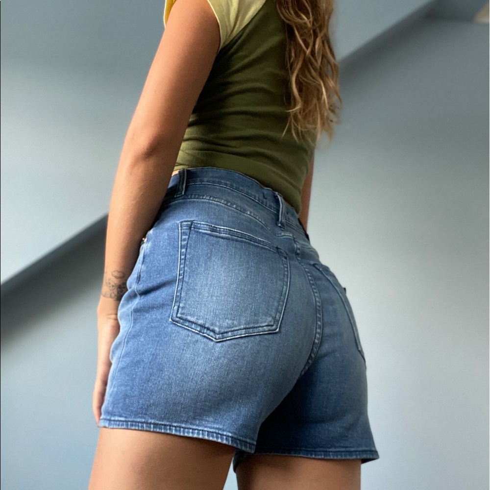Casual High Waisted Denim Shorts💘